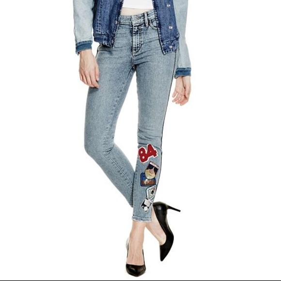 Guess Denim - *HOST PICK* GUESS Patched Acid Wash Skinny Jeans